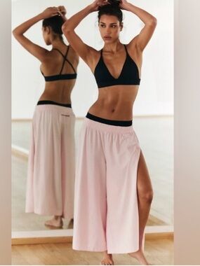 FP Movement Hot Shot Wide Leg Pant Bleached Coral XS